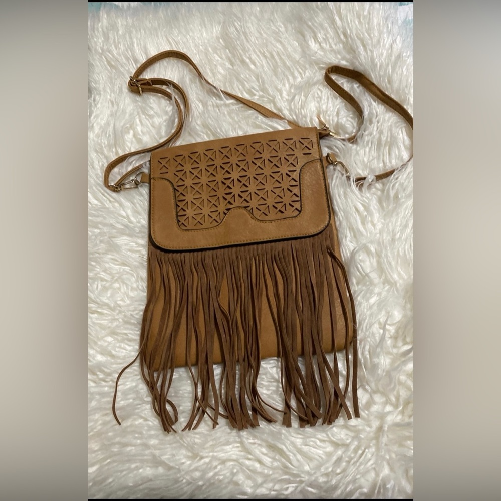 OPTKA Fringe Crossbody Purse